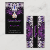Dragon illusion Fractal Artistral Carte de visite (Devant / Derrière)