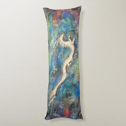 Dragon in the Clouds Lichaamskussen (Achterkant (Verticaal))