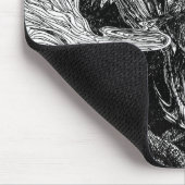 Dragon: initialen mousepad muismat (Hoek)