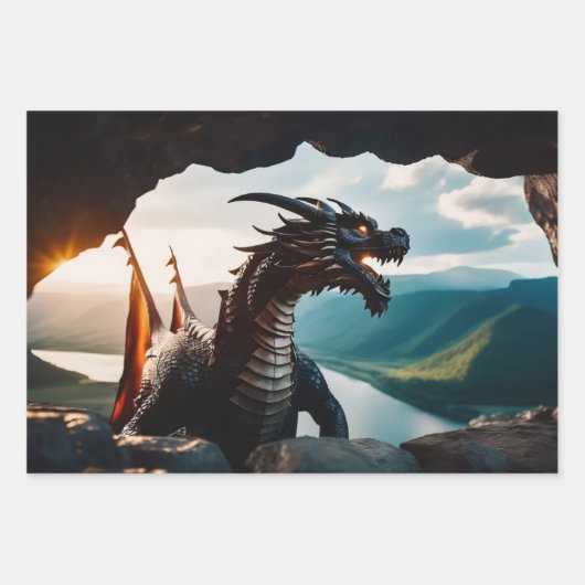 Dragon Inpakpapier Vel (Voorkant 2)