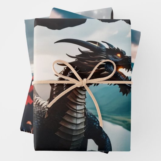 Dragon Inpakpapier Vel (In situ)