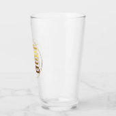 Dragon Jaar goud ingegraveerd Symbool Glass Cup Glas (Links)