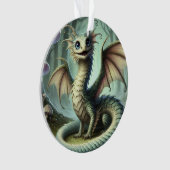 Dragon Jabberwocky Mignon Créature Fantastique Art (devant)