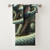 Dragon Jabberwocky Mignon Créature Fantastique Art (En situation)