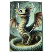 Dragon Jabberwocky Schattigee Fantasy Creature Art Medium Cadeauzakje (Voorkant)