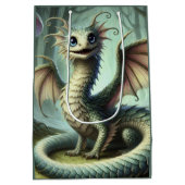 Dragon Jabberwocky Schattigee Fantasy Creature Art Medium Cadeauzakje (Achterkant)