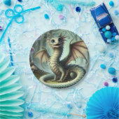 Dragon Jabberwocky Schattigee Fantasy Creature Art Papieren Bordje (Feest)