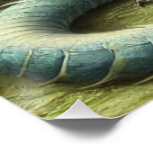 Dragon Jabberwocky Schattigee Fantasy Creature Art Perfect Poster (Hoek)