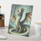 Dragon Jabberwocky Schattigee Fantasy Creature Art Reclamebord Met Voetstuk (Insitu)