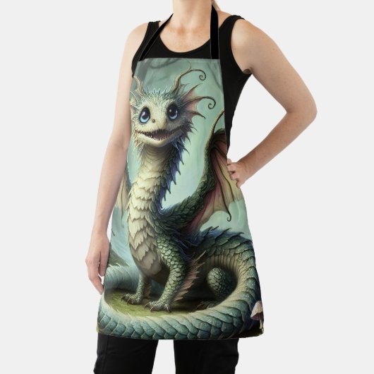 Dragon Jabberwocky Schattigee Fantasy Creature Art Schort (Insitu)