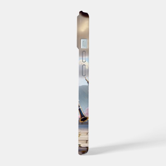 Dragon jouant coque iphone clarinette (Côté gauche)