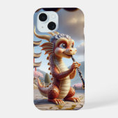 Dragon jouant coque iphone clarinette (Verso)