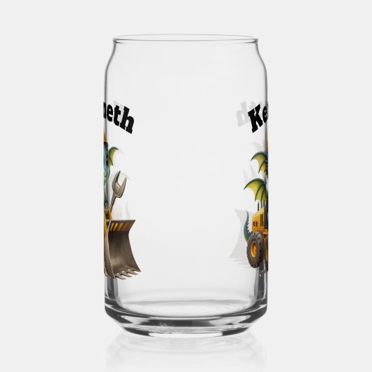 Dragon joyeux dans un camion de construction (Droite)