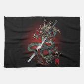 Dragon katana3 theedoek (Horizontaal)