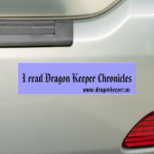Dragon Keeper Chronicles bumper sticker (Op auto)