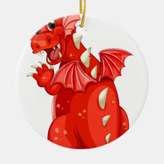 Dragon Keramisch Ornament (Voorkant)