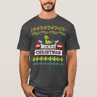 Dragon Kerstmis Ugly Sweater T-shirt