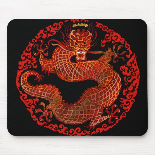 Dragon King Mousepad Muismat (Voorkant)