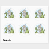 Dragon Knight 2nd Birthday Ronde Sticker (Vel)