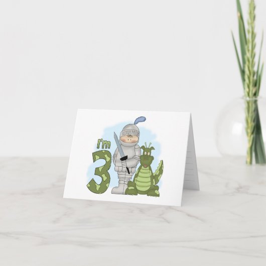 Dragon Knight 3rd Birthday Fill-in uitnodiging (Voorkant)