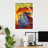 Dragon Knight Poster (Thuiskantoor)