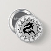 Dragon Knot 4 Ronde Button 5,7 Cm (Voorkant /achterkant)
