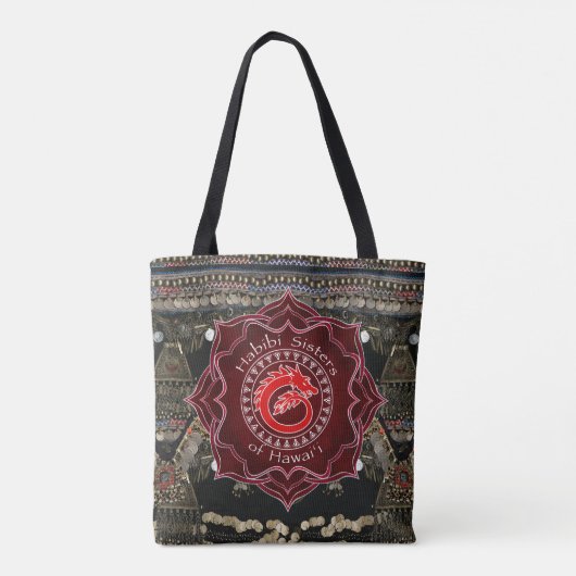 Dragon Kuchi Belly Dance Tote Bag (Achterkant)