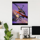 Dragon Label Poster (Thuiskantoor)