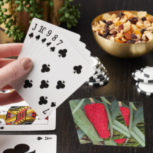 Dragon Lily Rood Zaad Hoofd Pokerkaarten