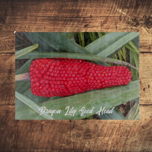 Dragon Lily Rood Zaad Hoofd Snijplank