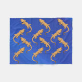 Dragon Lizard Fleece Blanket Throw (Voorkant (Horizontaal))