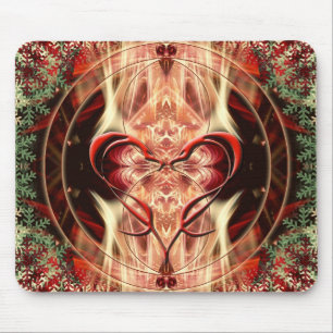 Dragon Love Heart Connection Mousepad Muismat