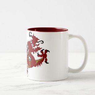 Dragon Luck Mall Tweekleurige Koffiemok