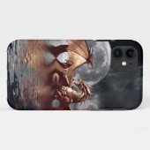 Dragon & Lune Imaginaire coque iphone mythique (Dos (Horizontal))