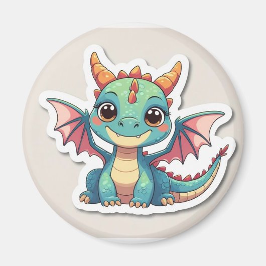 Dragon magnet magneet (Voorkant)