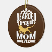 Dragon Mam Beard Lizard Keramisch Ornament (Links)
