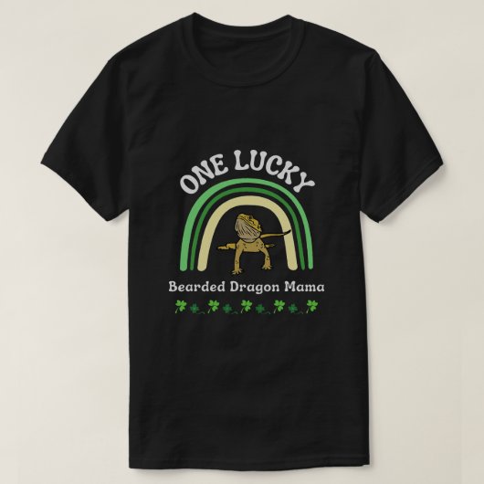 Dragon Mam Reptile Lizard St Patrick's Day T-shirt (Design voorkant)