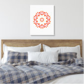 Dragon Mandala Canvas Afdruk (Insitu (Slaapkamer))