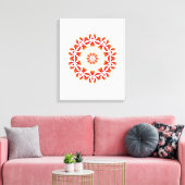 Dragon Mandala Canvas Afdruk (Insitu (Woonkamer))