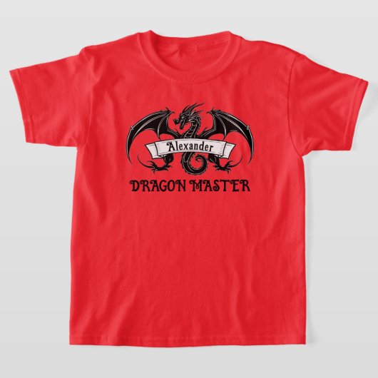 Dragon Master Personaliseren T-shirt (Laagn)