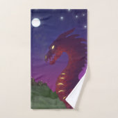 Dragon médiéval (Serviette à main)