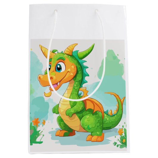 Dragon Medium Cadeauzakje (Voorkant)