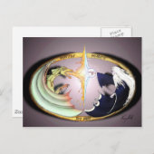 Dragon & Merlin Briefkaart (Voorkant / Achterkant)