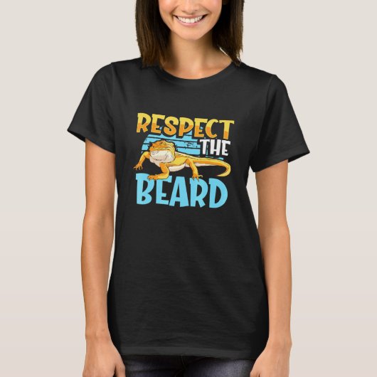 Dragon met bearding respecteren de spiegels van de t-shirt (Voorkant)