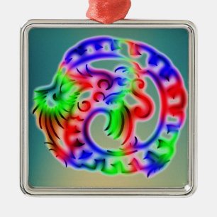 Dragon Metalen Ornament
