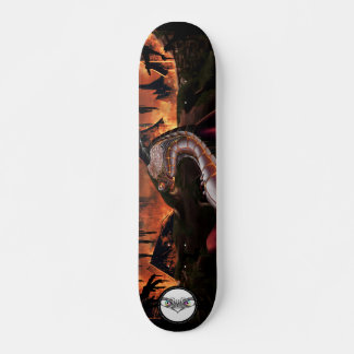 Dragon metalen tandwiel vaste huid gloeiend rood b skateboard
