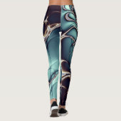 Dragon Mist Forest Fantasy Leggings (Achterkant)