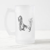Dragon Monogram J Matglas Bierpul (Links)