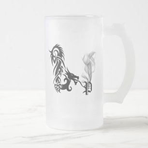 Dragon Monogram P Matglas Bierpul