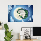 Dragon Moon Dreams Poster (Thuiskantoor)